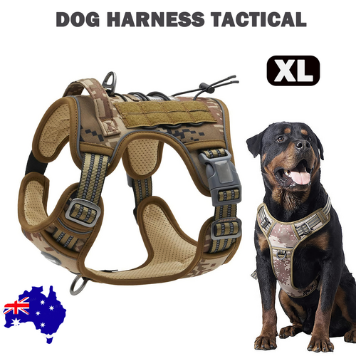 Dog Harness Tactical No Pull Adjustable Pet Military Working Training Vest