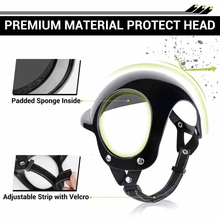 Pet Safety Helmet – Stylish Protective Headgear for Dogs