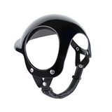 Size L Black Pet Safety Helmet - Stylish Protective Headgear for Dogs