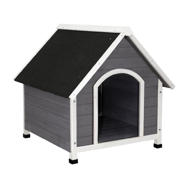 i.Pet Dog Kennel Wooden Large House Outdoor Indoor Puppy Pet Cabin Weatherproof