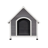 i.Pet Dog Kennel Wooden Large House Outdoor Indoor Puppy Pet Cabin Weatherproof