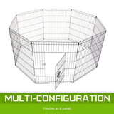 Pet Playpen Foldable Dog Cage 8 Panel 36in