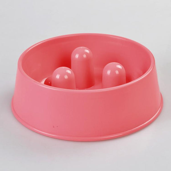 YES4PETS 2x Pet Anti Gulp Feeder Bowl Dog Cat Puppy slow food Interactive Dish