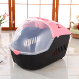 YES4PETS Small Portable Travel Dog Cat Crate Pet Carrier Cage Comfort With Mat