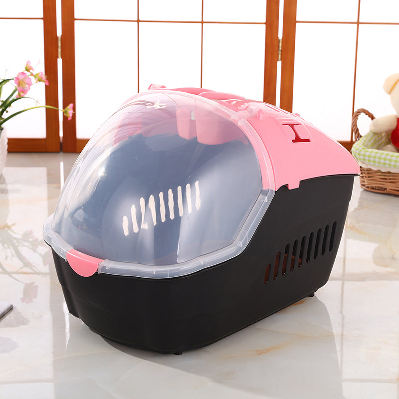 YES4PETS Small Portable Travel Dog Cat Crate Pet Carrier Cage Comfort With Mat