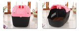 YES4PETS Small Portable Travel Dog Cat Crate Pet Carrier Cage Comfort With Mat