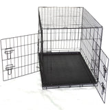 YES4PETS 36' Collapsible Metal Dog Cat Crate Cage Cat Carrier With Divider