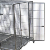 YES4PETS XXL Pet Dog Cat Cage Metal Crate Kennel Portable Puppy Cat Rabbit House