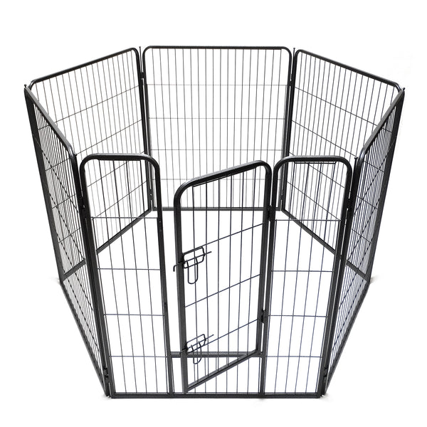 YES4PETS 6 Panels 100 cm Heavy Duty Pet Dog Cat Puppy Rabbit Exercise Playpen Fence Extension