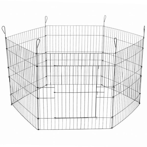 YES4PETS 24' 6 Panel Pet Playpen Fold Exercise Cage Fence Enclosure