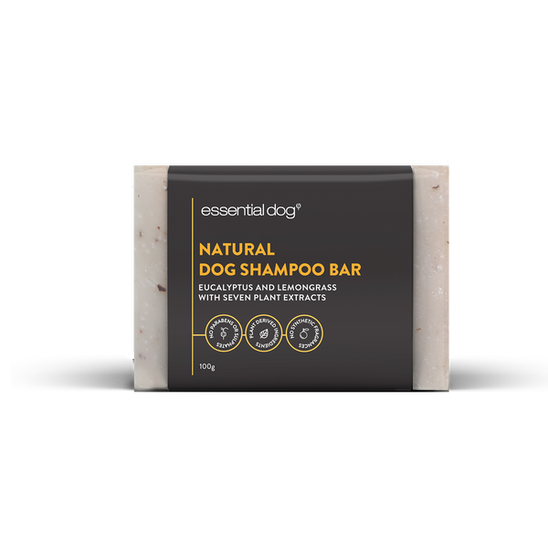 Essential Dog Shampoo Bar (Eucalyptus, Neem & Lemongrass)