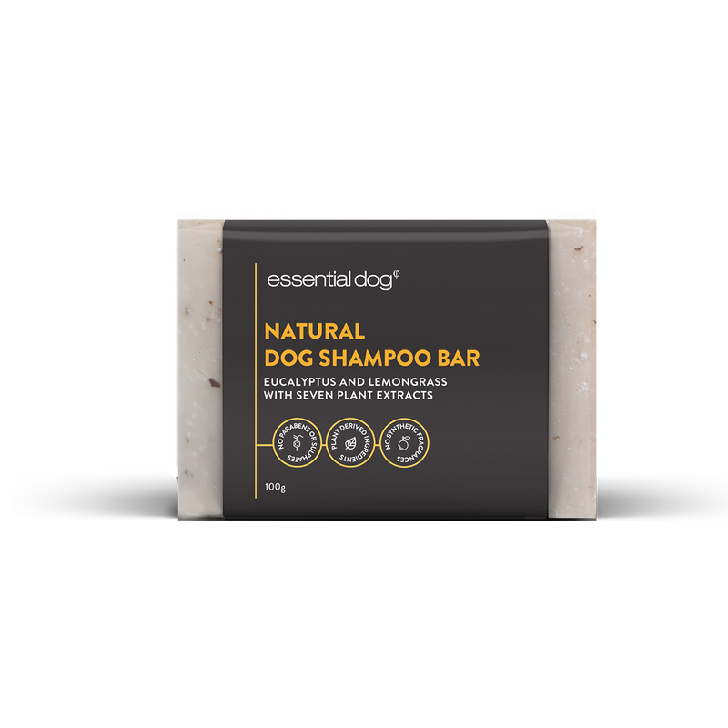 Essential Dog Shampoo Bar (Eucalyptus, Neem & Lemongrass)