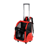 Dog Pet Safety Transport Carrier Backpack Trolley